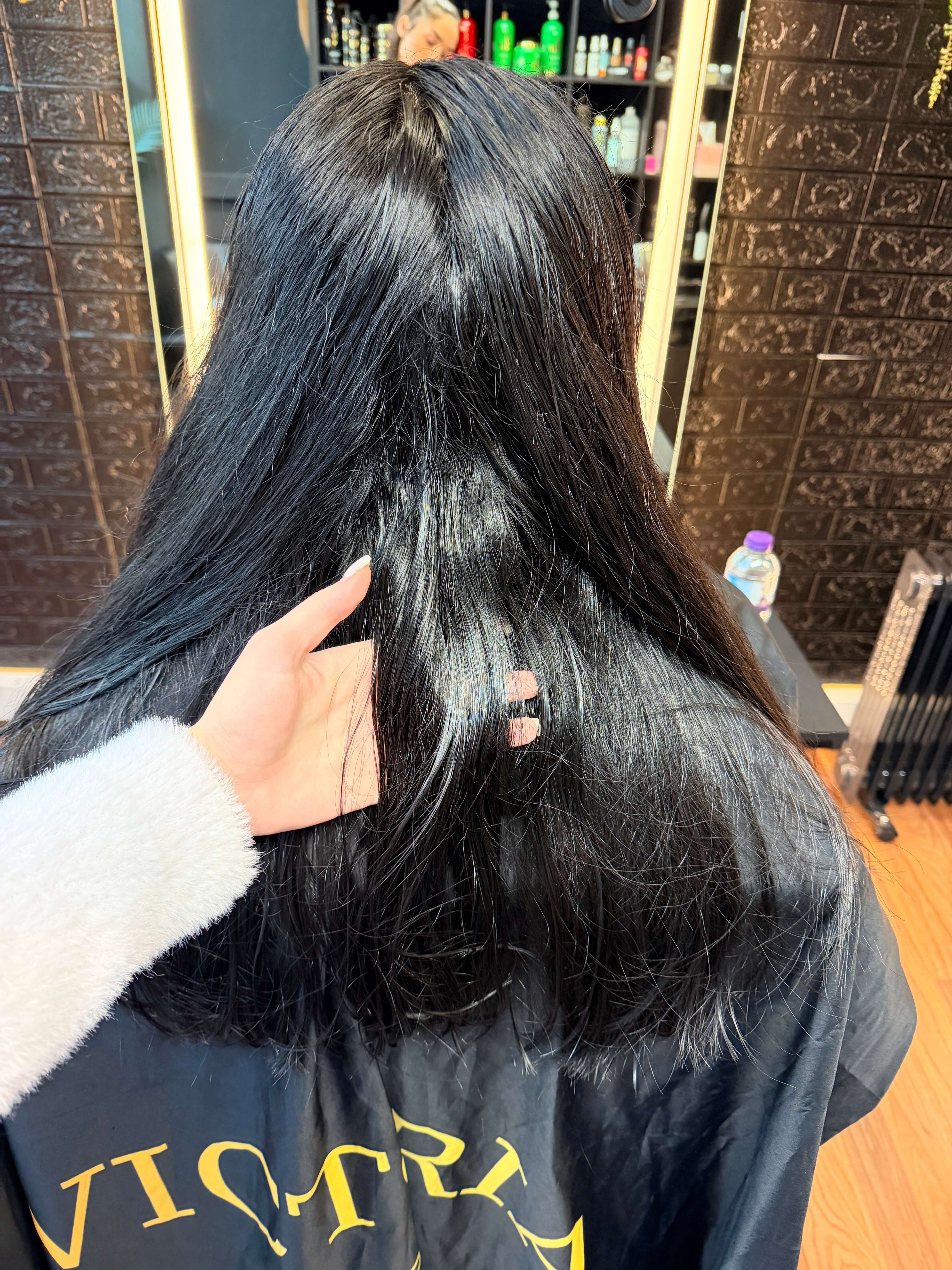 Nanoplasty on Extremely Thick Hair